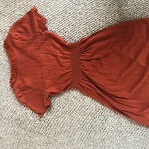 Isabelle Sinclair Orange Midi Dress
